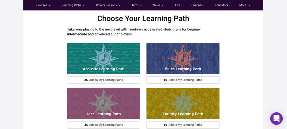 Choosing a learning path.